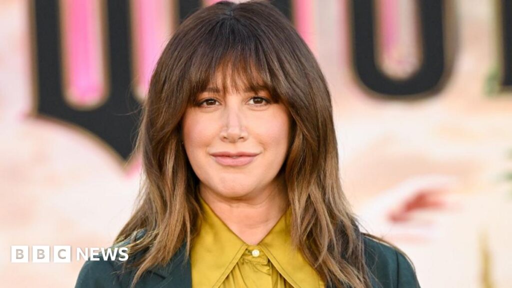 Ashley Tisdale: Actress and singer says she quit her ‘toxic mom group’ Ashley Tisdale at the "Wicked" Los Angeles Premiere at the Dorothy Chandler Pavilion on November 9, 2024 in Los Angeles, California.