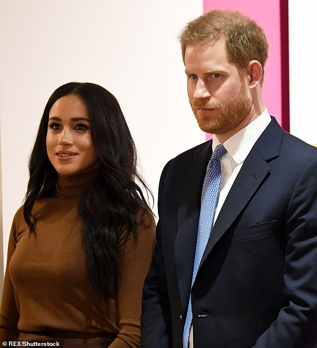 Harry and Meghan's (pictured on January 7, 2020) feelings towards the decision were made clear in a statement released by their spokesperson in response:' Service is universal'