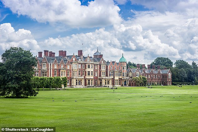 Five days after Harry and Meghan's unprecedented 'Megxit' announcement, Her Majesty gathered then-Prince Charles, Prince William and Prince Harry for notorious peacekeeping talks at Sandringham House (pictured), soon dubbed the 'Sandringham Summit' by the media