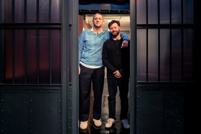 Tim Robinson and writer Zach Kanin on Late Night with Seth Meyers