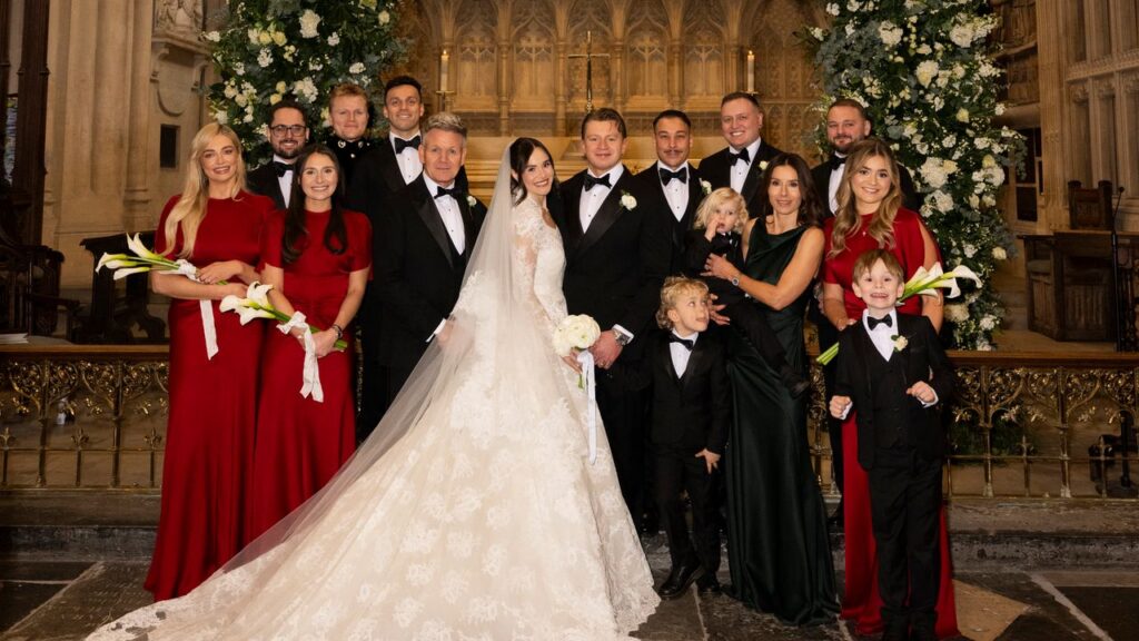 Holly Ramsay Wore Elie Saab—and Her Mom’s ’90s Wedding Dress—to Marry Adam Peaty in Bath Holly Ramsay Wore Elie Saab—and Her Mom’s ’90s Wedding Dress—to Marry Adam Peaty in Bath