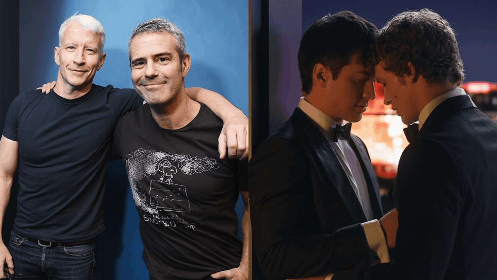 Anderson Cooper and Andy Cohen; 'Heated Rivalry.'