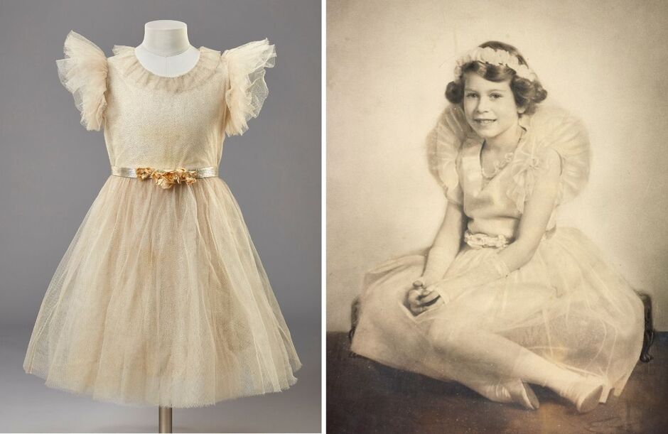 Bridesmaid’s dress, Edward Molyneux, 1934