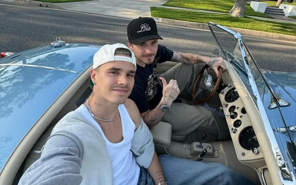 Popular celebrity Brooklyn Beckham has a wild car collection that is epitomized by a retro $600,000 Jaguar he received as a wedding gift from his parents