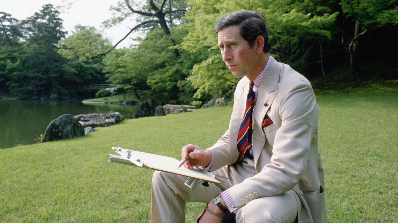 The Royal Family is the Epitome of 2026’s TikTok “New Luxury” Trend A young King Charles sits by a lake and sketches