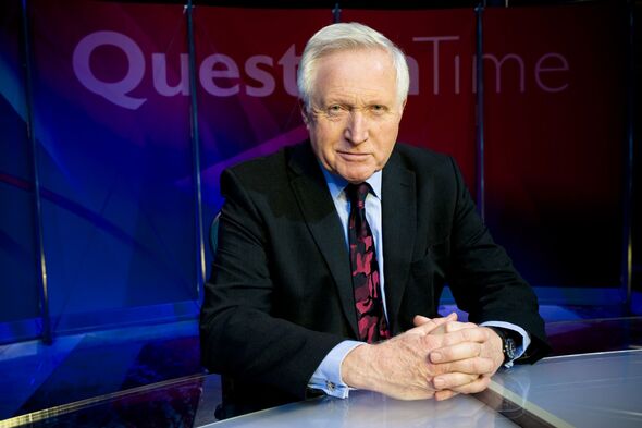 Close up of David Dimbleby