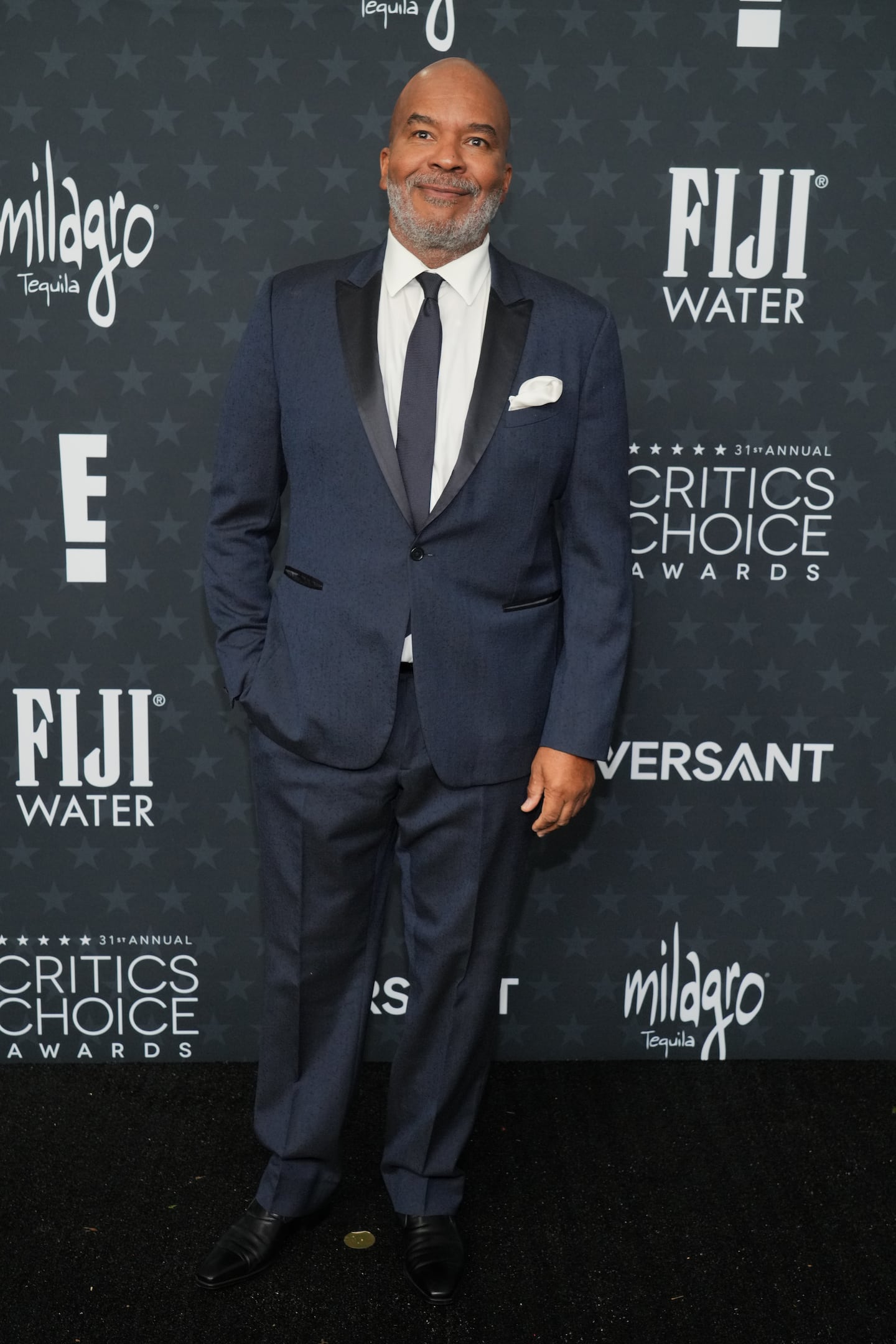 David Alan Grier arrived at the 31st Annual Critics Choice Awards on Sunday at The Barker Hanger in Santa Monica, Calif.