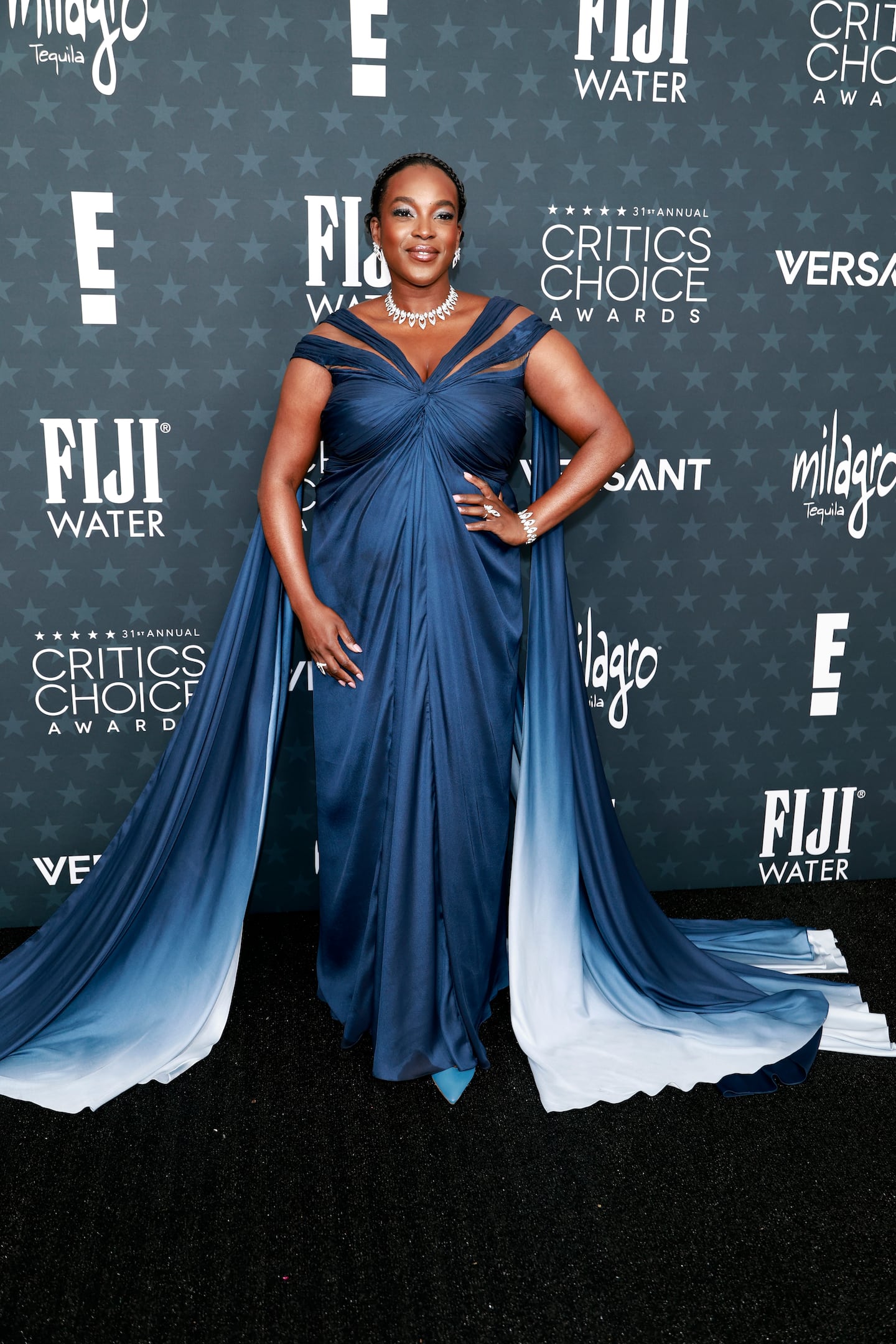 Wunmi Mosaku attended the 31st Annual Critics Choice Awards at Barker Hangar on Sunday in Santa Monica, Calif.