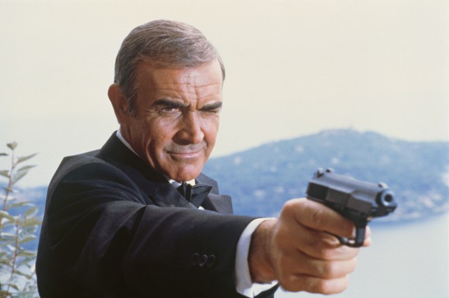 On Set of the Movie James Bond