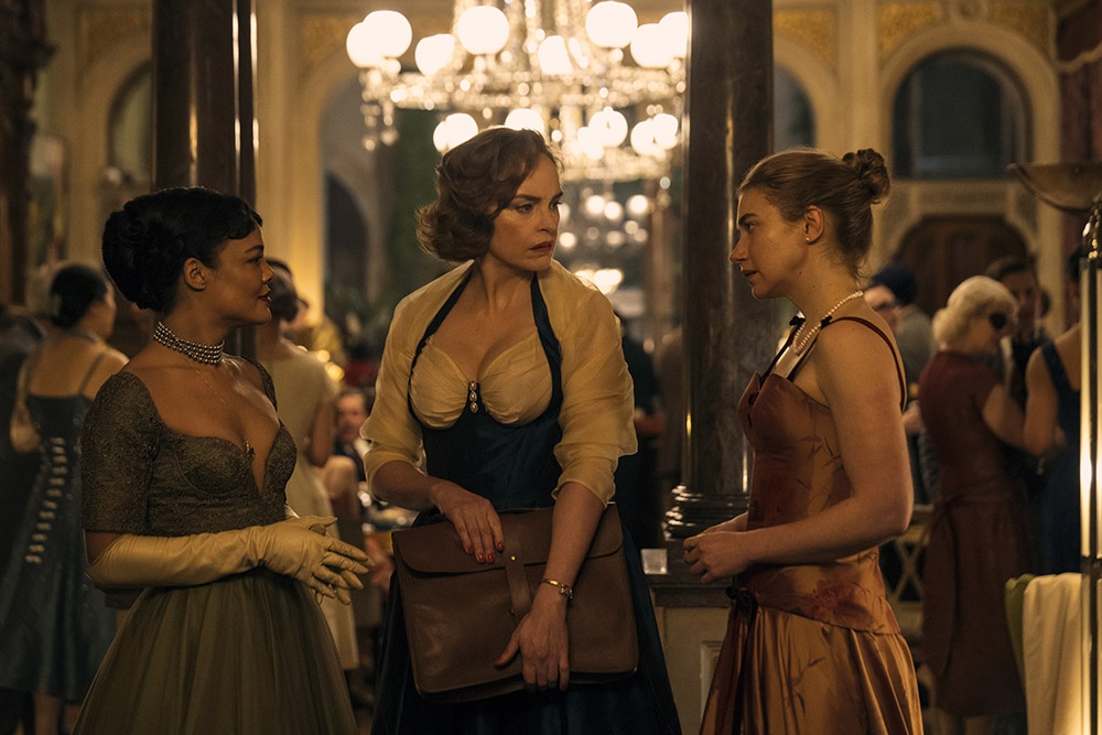 Tessa Thompson, Hoss and Imogen Poots in Nia DaCosta’s film adaptation.
