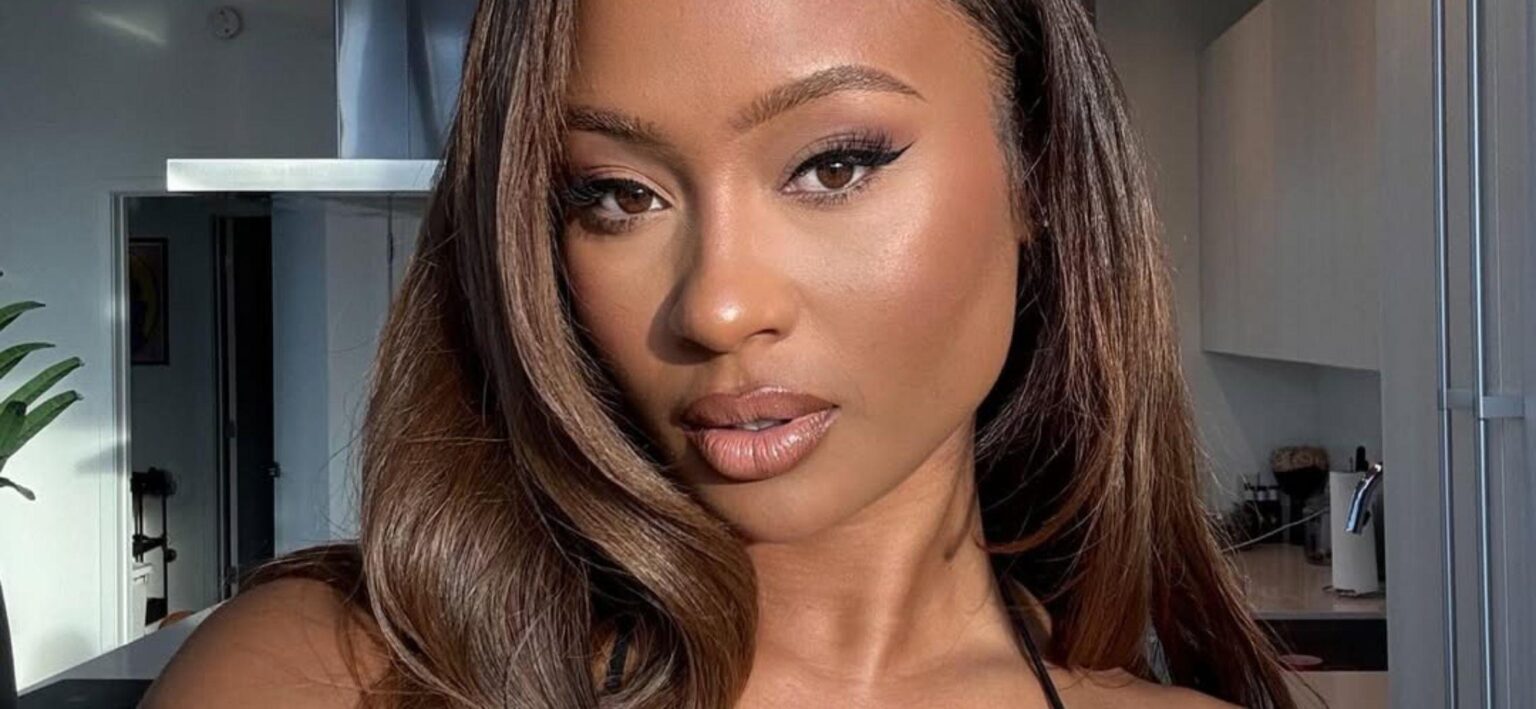 Kayla Nicole In Risqué Black Gown Leaves Fans Wanting More