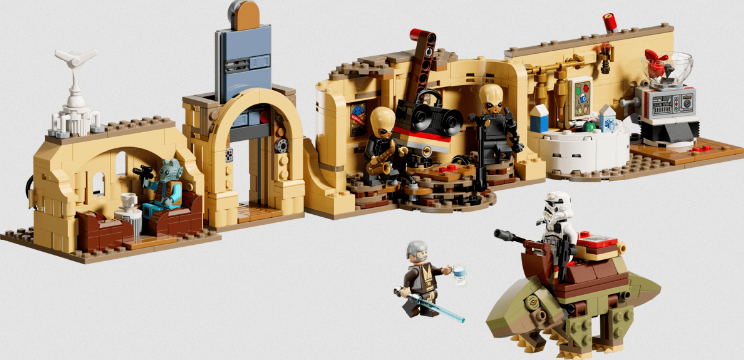 A LEGO set recreating the Mos Eisley cantina