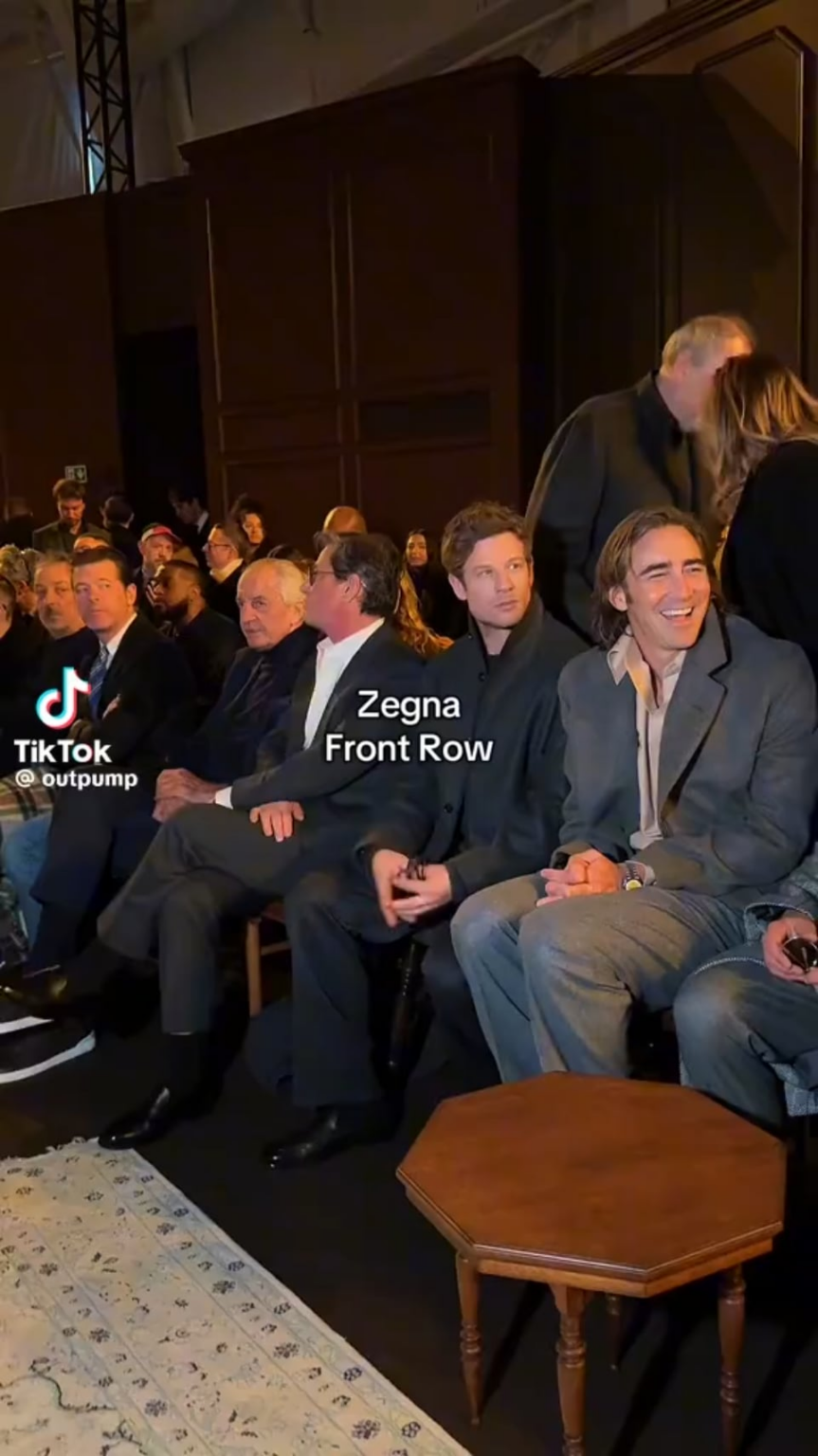 Front row at Zenga AW26 show