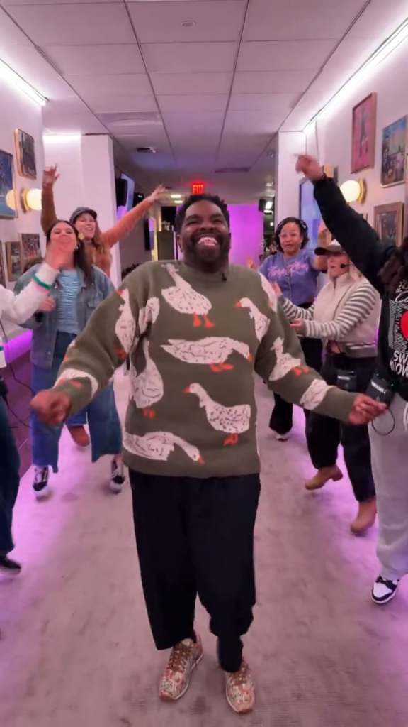 Ron Funches living his best life going through the spirit tunnel "Oh, I've been waiting for this!!!", his talk about his autism in the post