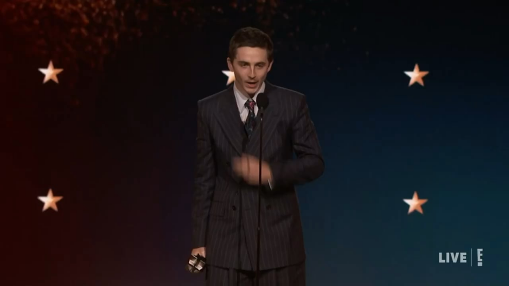 Timothée Chalamet thanks Kylie Jenner during his Best Actor Speech at the Critics Choice Awards: “Thank you to my partner of 3 years. Thank you for our foundation. I love you. I couldn’t do this with you. Thank you from the bottom of my heart.”