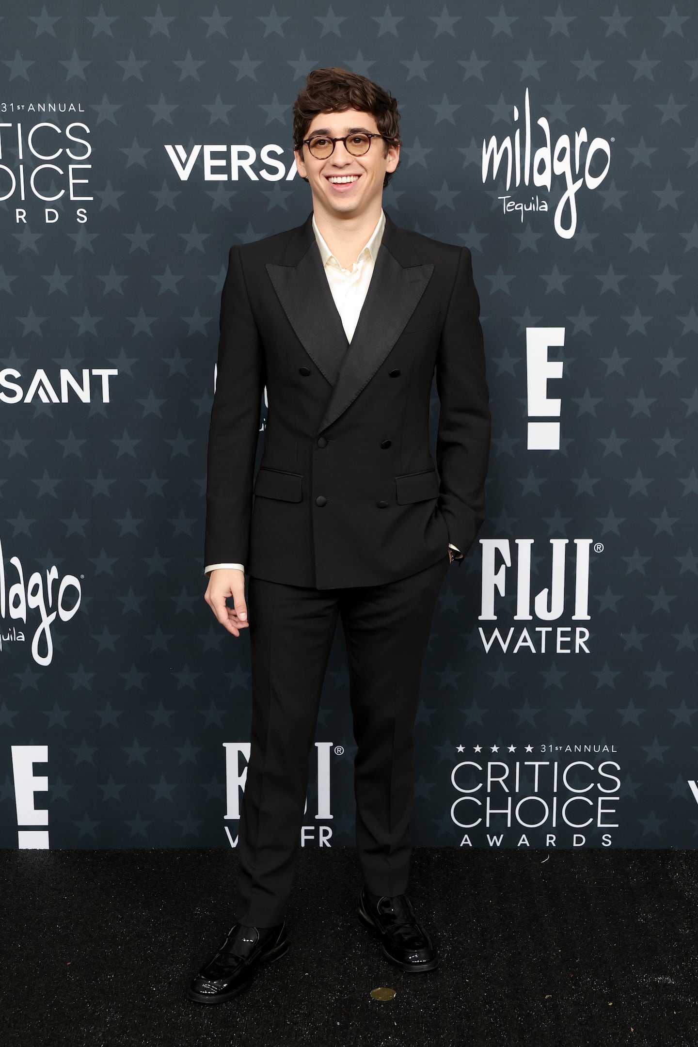 Marcello Hernández attended the 31st Annual Critics Choice Awards at Barker Hangar on Sunday in Santa Monica, Calif.