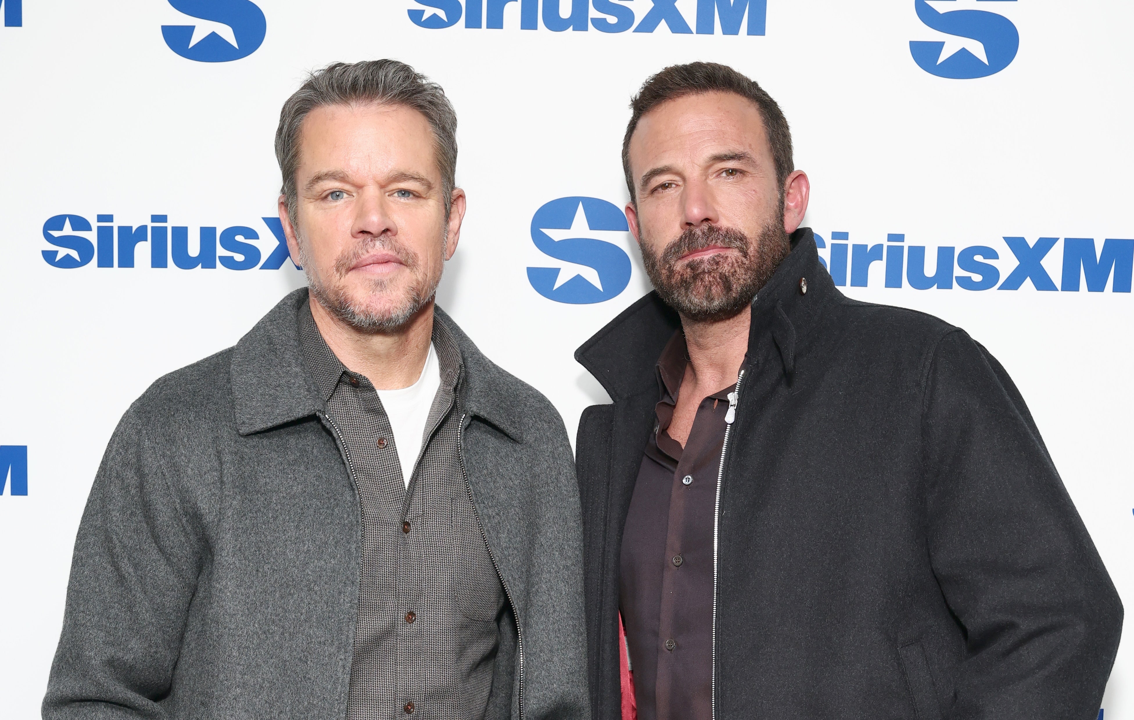 Matt Damon (left) and Ben Affleck (right) have reunited for their new movie, 'The Rip'