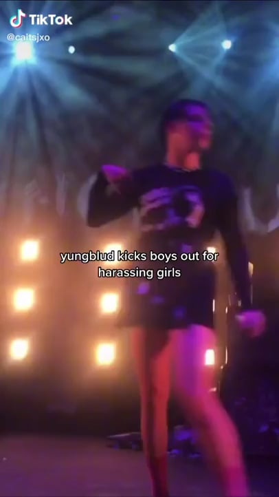 Yungblud kicks guys out of his concert for harassing girls