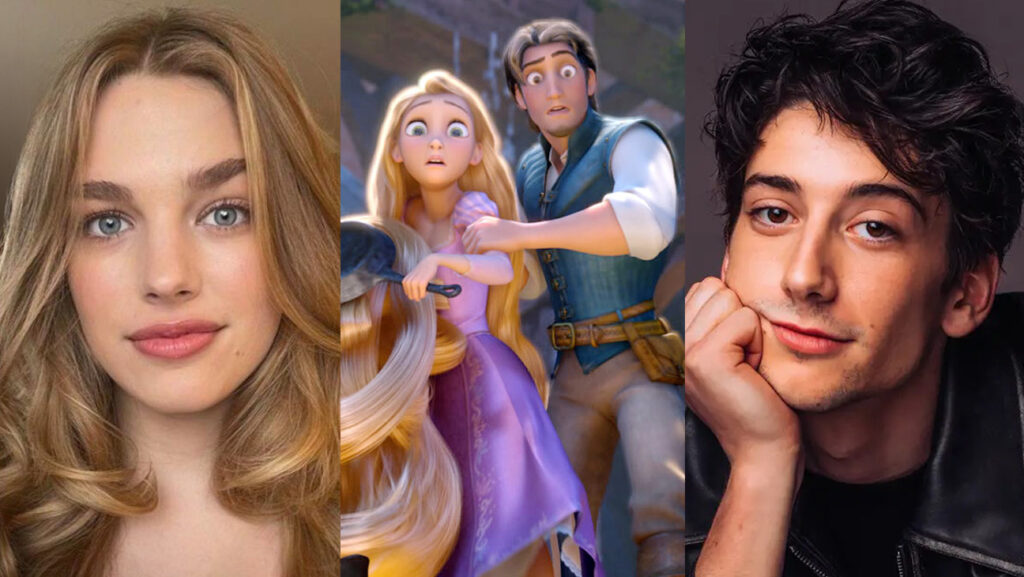 Tangled Live-Action Movie Finds Its Leads: Teagan Croft, Milo Manheim Teagan Croft, Rapunzel and Flynn Rider from Tangled and Milo Manheim