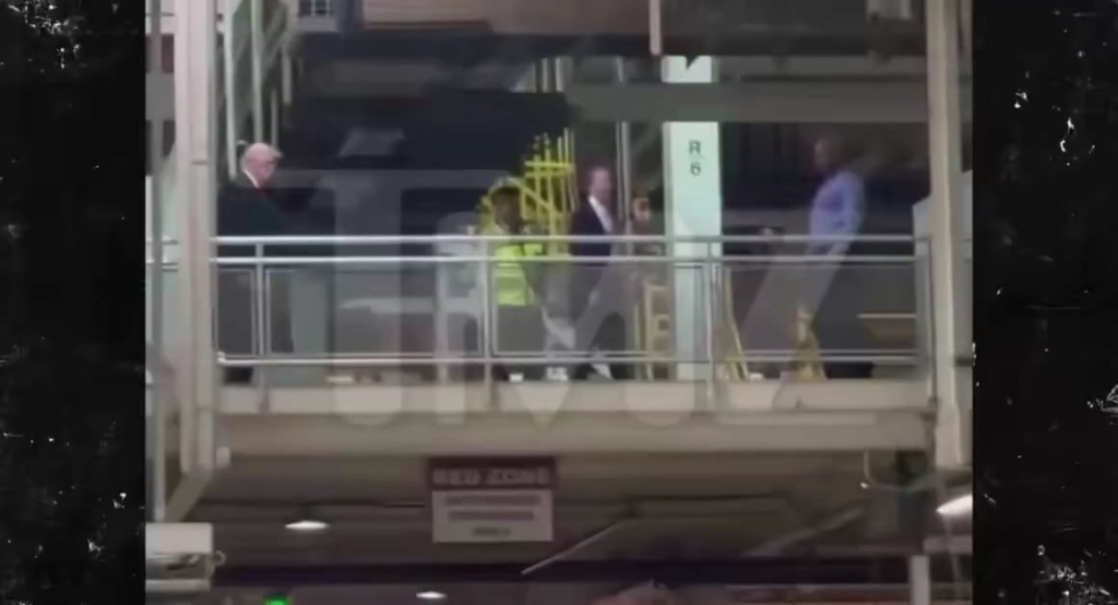 A Ford worker called Trump a “pedophile protector” during his visit to an assembly plant in Michigan today. Trump flipped off the worker in response.