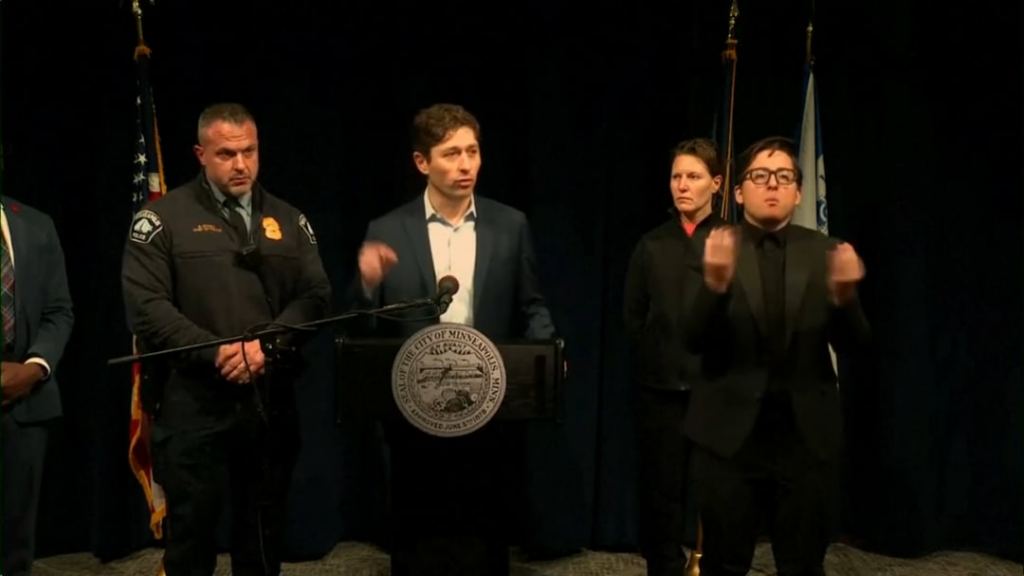 Minneapolis Mayor Jacob Frey: "I just saw a video of more than 6 masked agents pummeling one of our constituents and shooting him to death. How many more residents, how many more Americans need to die or get badly hurt for this operation to end?"