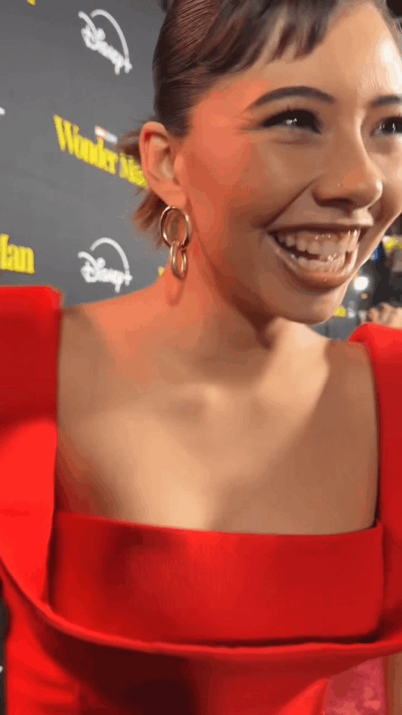 Xochitl Gomez at the Wonder Man Premiere in Hollywood, January 2026