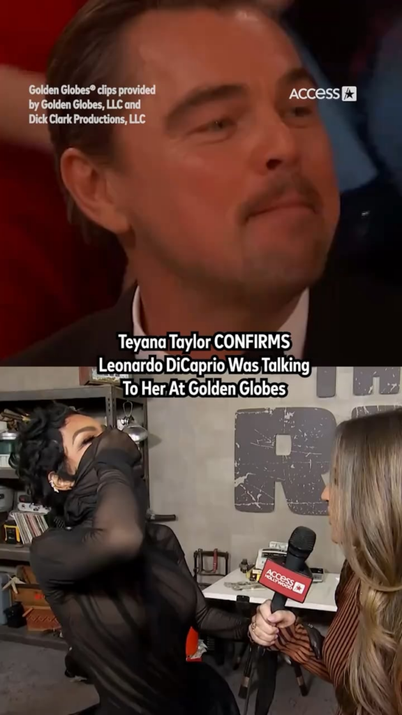 Teyana Taylor confirms she was the one Leonardo DiCaprio was talking to at the 2026 Golden Globes