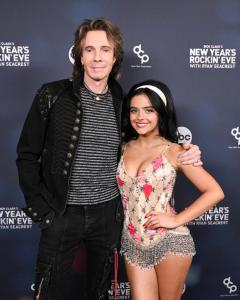 In this image released on December 31, 2025, Rick Springfield and Jessie Murph arrives at "Dick Clark's New Year's Rockin' Eve with Ryan Seacrest" 2026.