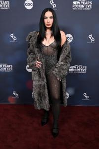 In this image released on December 31, 2025, Demi Lovato arrives at "Dick Clark's New Year's Rockin' Eve with Ryan Seacrest" 2026.