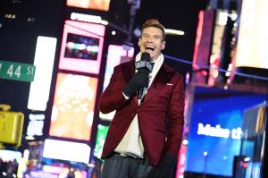 Ryan Seacrest during "Dick Clark's New Year's Rockin' Eve With Ryan Seacrest 2026" held in Times Square Ball on December 31, 2025 in New York City, New York.