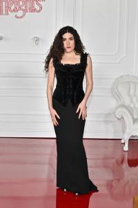 Kate Berlant at the "Wuthering Heights" World Premiere held at the TCL Chinese Theatre on January 28, 2026 in Los Angeles, California.