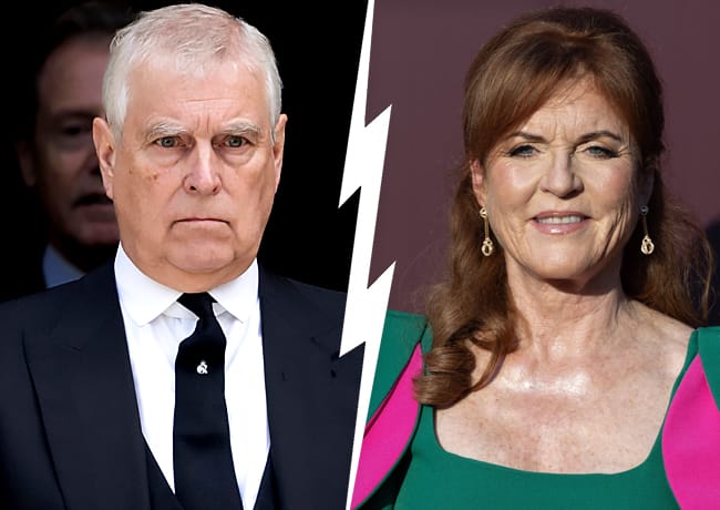 Sarah Ferguson and ex Prince Andrew