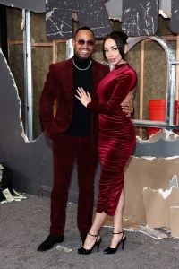 Terrence J and Mikalah Sultan at Netflix's "The Rip" New York Premiere held at Alice Tully Hall on January 13, 2026 in New York, New York.