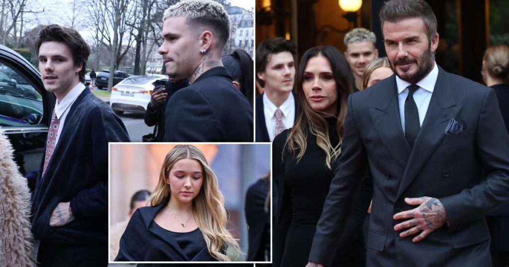 The Beckhams put on resilient front after Brooklyn's 'performative family' dig