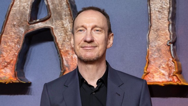 A close up of David Thewlis