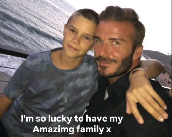 David Beckham 2025 Insta story