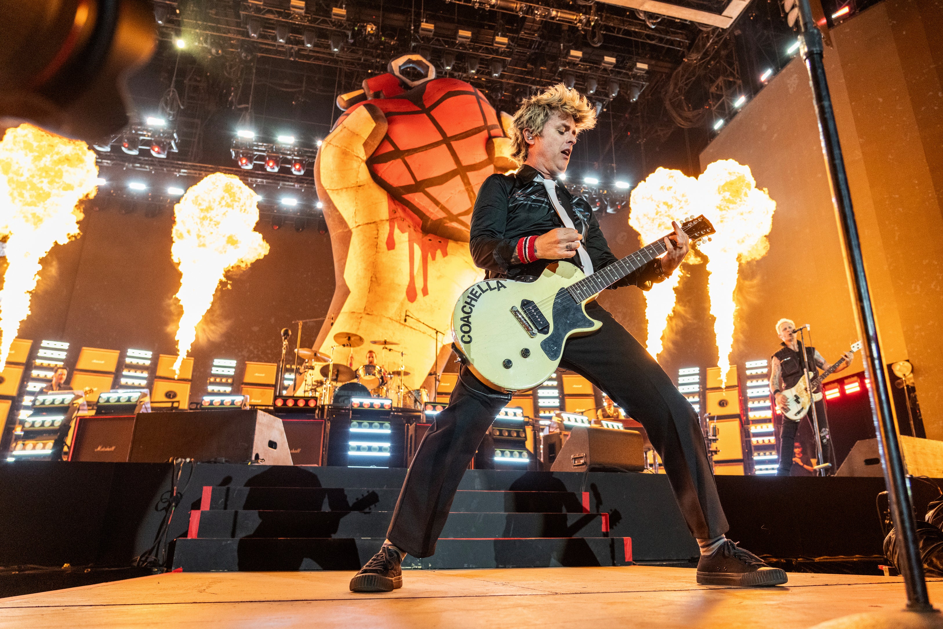 Lead singer Billie Joe Armstrong has not shied away from making political statements with the band’s music