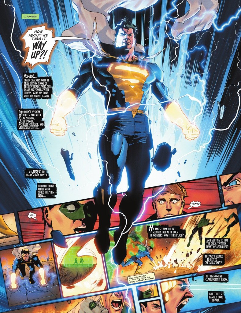 Superman with power of Shazam in DC K.O. #3