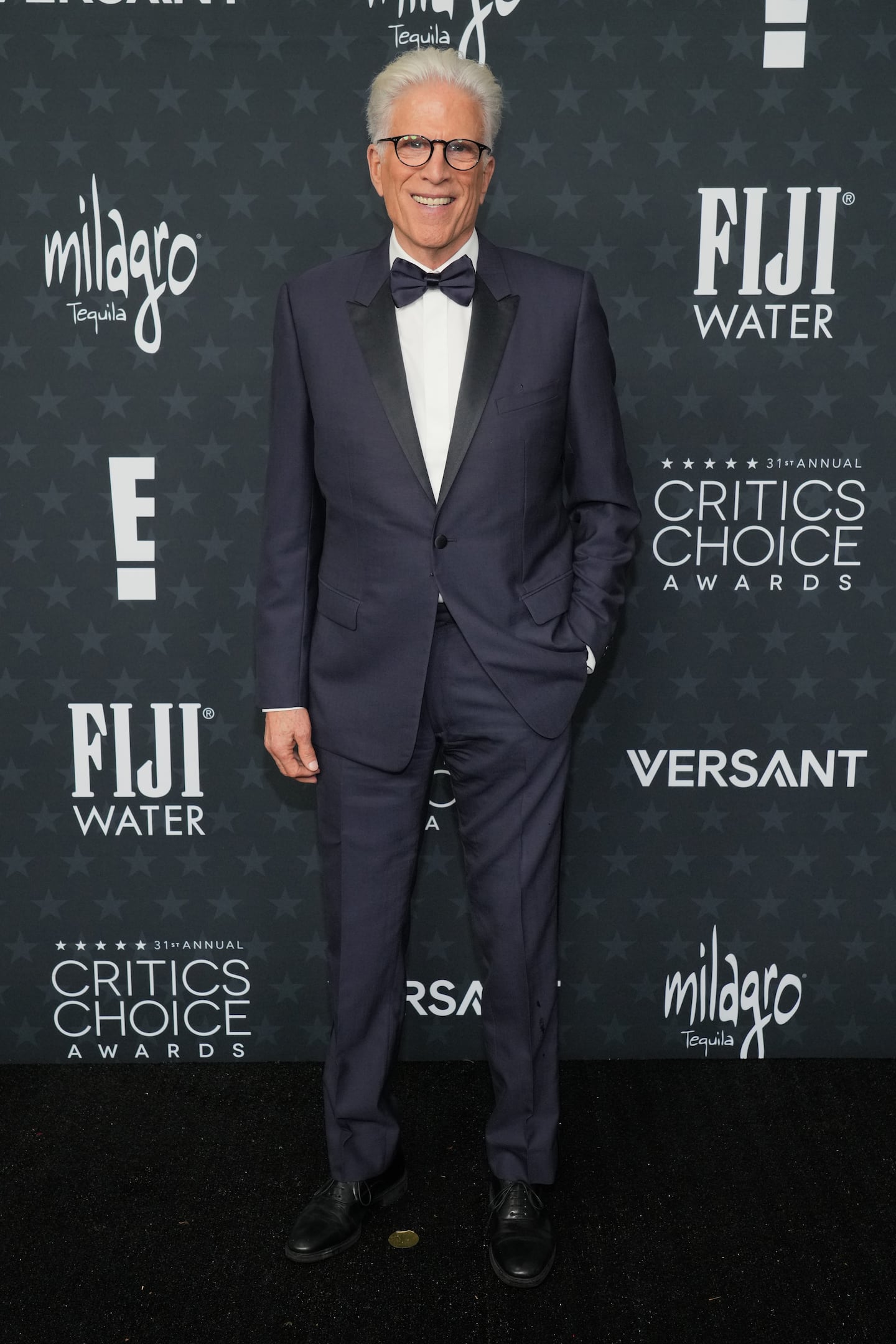 Ted Danson arrived at the 31st Annual Critics Choice Awards on Sunday at The Barker Hanger in Santa Monica, Calif.