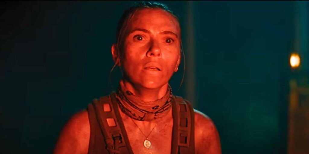 'Jurassic Park' Officially Hitting Reset After 'Rebirth' Ruins Film Series – Inside the Magic Scarlett Johansson in red light in 'Jurassic World Rebirth'