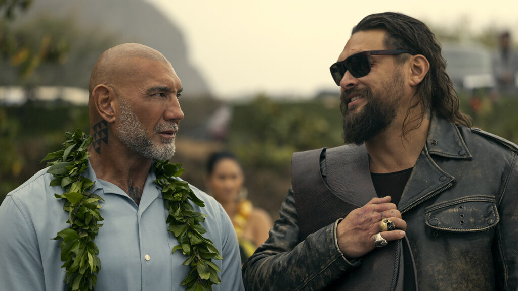 Dave Bautista & Jason Momoa Action Flick Jason Mamoa Dave Bautista in The Wrecking Crew