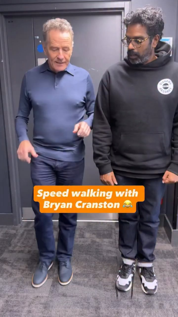 Bryan Cranston can still do Hal’s racewalking