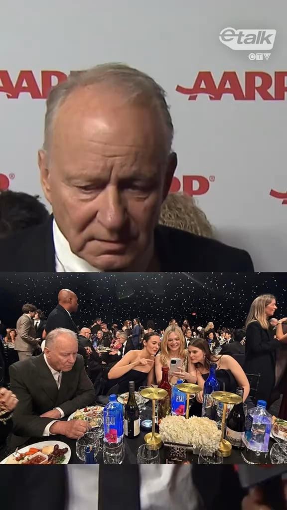 Stellan Skarsgård did not enjoy the food at the Critics Choice Awards