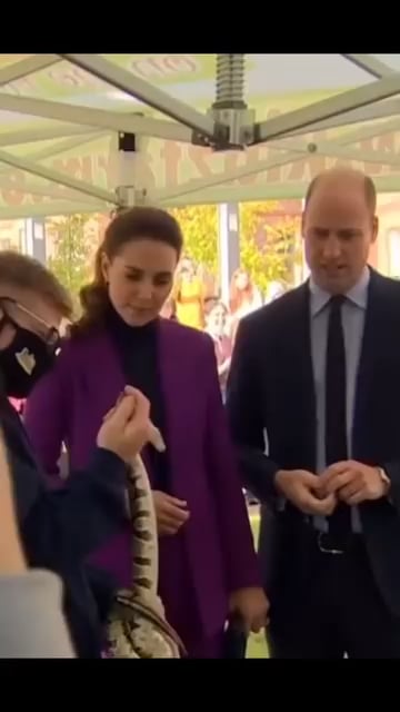 Tb to Kate holding Charlotte The Tarantula in NI