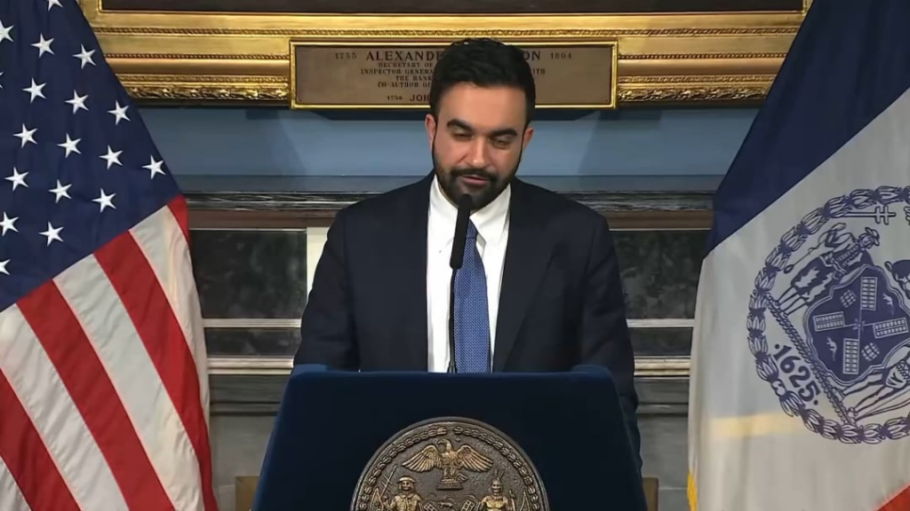 Zohran Mamdani: The news coming out of Minneapolis is horrific. This is one part of what has been a year full of cruelty. We know when ICE agents attack immigrants, they attack every single one of us across this country. We are not here to assist ICE agents in the work