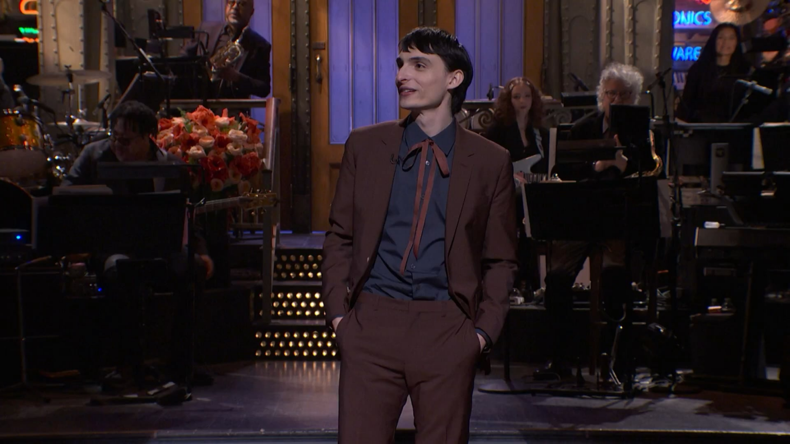 Finn Wolfhard makes his SNL hosting debut featuring ‘Stranger Things’ co-stars Gaten Matarazzo and Caleb McLaughlin