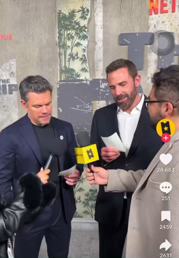Ben Affleck and Matt Damon saying all the Mexican slang words for “friend” to each other (in Spanish)