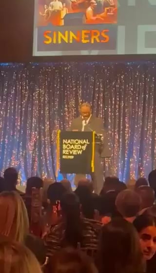 Ryan Coogler gets emotional accepting screenplay award at National Board of Review gala - “I can’t be here without thinking about Renee” referring to Renee Good, killed by ICE. Says he was naive and thought Fruitvale Station would change the world, “I was proven wrong”.