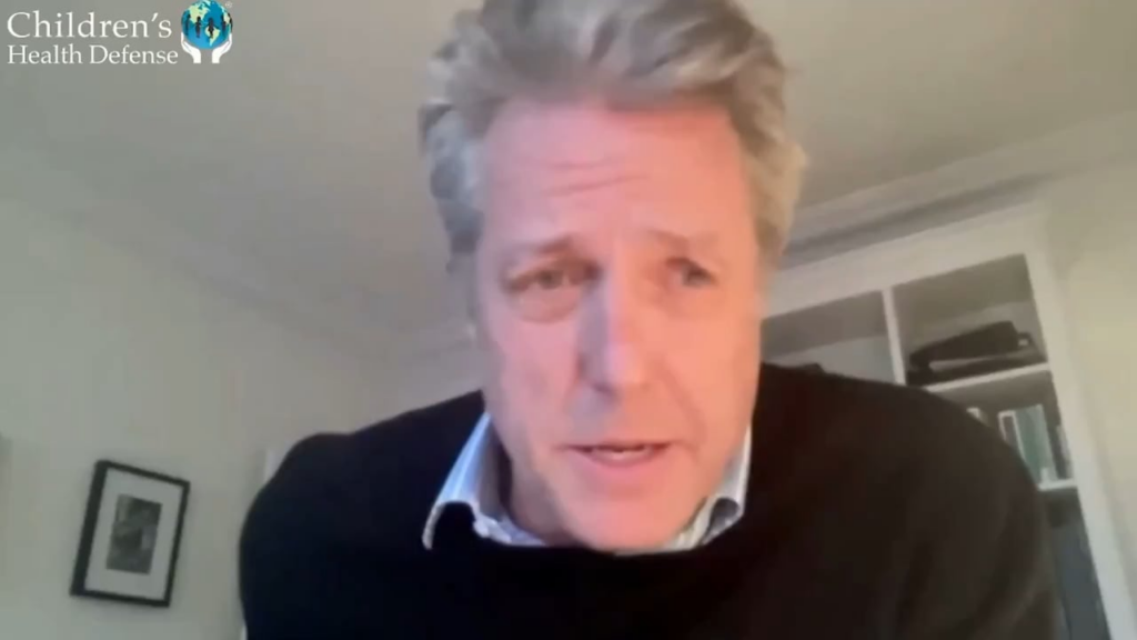 Hugh Grant on how children grow up addicted to screens: "It's been very, very depressing watching Big Tech kidnap their lives, and to see children really finding it very, very difficult to get properly interested in anything that isn't a screen."