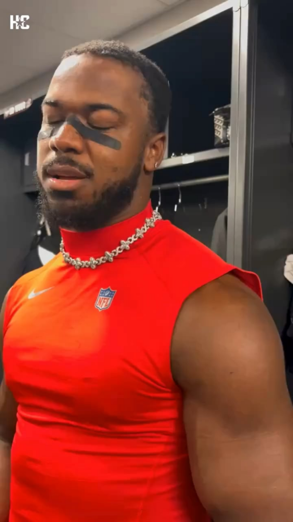 Texans’ LB Azeez Al-Shaair on being fined by the NFL for his ‘Stop The Genocide’ message on his eye black: “I have no affiliation, no connection to these people, other than the fact that I'm a human being. And if you have a heart and you're a human being, you can see what's going on in the world.”